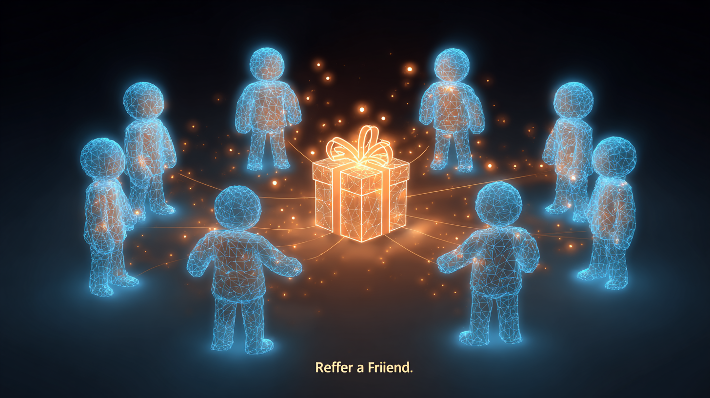 Hình ảnh khái niệm giới thiệu bạn bè với mạng lưới